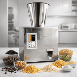 Mesin Spiral Filling Timbang Otomatis Granule Biji-Bijian 1–100 Gram Maksipack MSP-SP100