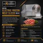 Mesin Electric Frozen Meat Slicer MKS-M19