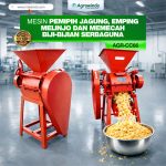 Mesin Pemipih Jagung, Emping Melinjo dan Memecah Biji-Bijian Serbaguna AGR-CC66