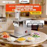 Mesin Pengiris Bentuk Dadu Buah & Sayuran 6 mm, 8 mm, dan 10 mm MKS-DICE33