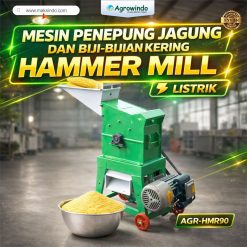 Mesin Penepung Jagung dan Biji-Bijian Kering Hammer Mill Agrowindo – AGR-HMR90