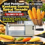 Alat Pembuat Kentang Goreng Spiral Tornado Maksindo MKS-TP-200