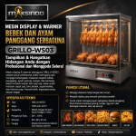 Mesin Display & Warmer Bebek dan Ayam Panggang Serbaguna GRILLO-WS03