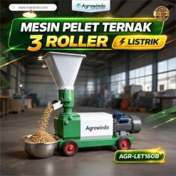 Mesin Pembuat Pelet Pakan Ternak 3 Roller AGR-LET160B Listrik