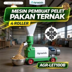 Mesin Pembuat Pelet Pakan Ternak 4 Roller AGR-LET180B – Agrowindo
