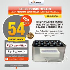 Mesin Pembuat Egg Roll (Listrik) MKS-ERG001