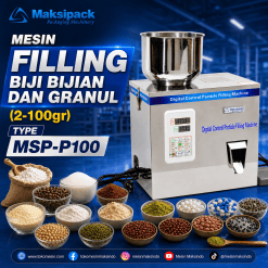 Mesin Filling Biji bijian dan Granul (2-100gr) MSP-P100