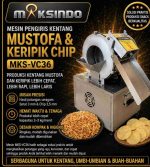 Mesin Pengiris Kentang Mustofa 3 mm dan Keripik Chip 3,5 mm Maksindo MKS-VC36