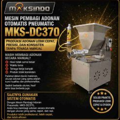 Mesin Pembagi Adonan Otomatis Pneumatic Maksindo MKS-DC370