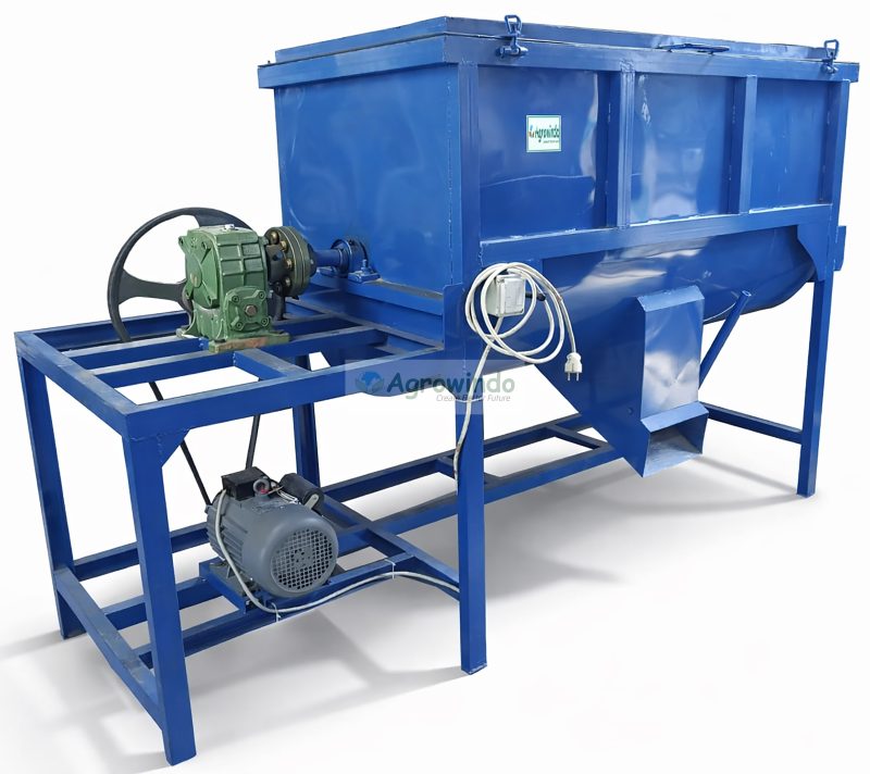 Mesin Mixer Pakan Ternak (Ribbon Mixer) Serbaguna 350 Kg Agrowindo AGR-MPT350 - Gambar 2