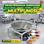 Mesin Pengaduk Serbaguna untuk dodol,jenang,sambal,cream dan lain-lain AGR-JNG20