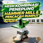 Mesin Kombinasi Penepung Hammer Mill dan Pencacah Rumput AGR-MLT22 Agrowindo