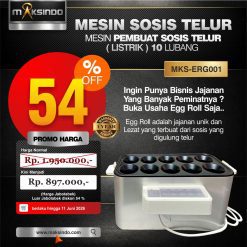Mesin Pembuat Egg Roll (Listrik) MKS-ERG001
