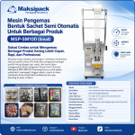 Mesin Pengemas Bentuk Sachet Semi Otomatis Untuk Berbagai Produk MSP-SM100