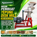 Mesin Pembuat Tepung Disk Mill AGR-AGC45 Listrik