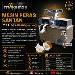 Mesin Peras Santan Listrik AGR-PRS50 Listrik