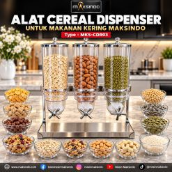 Alat Cereal Dispenser untuk Makanan Kering Maksindo MKS-CDR03