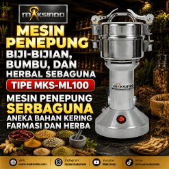 Mesin Penepung Biji-Bijian, Bumbu, Dan Herbal Sebaguna (ML100)
