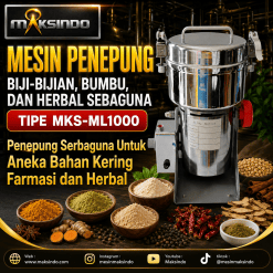 Mesin Penepung Biji-Bijian, Bumbu, Dan Herbal Sebaguna MKS-ML1000