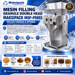 Mesin Filling Granule Double Head Maksipack MSP-P9992