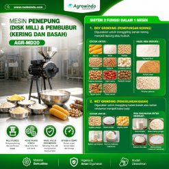 Mesin Penepung (Disk Mill) AGR-MD20