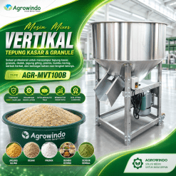 Mesin Mixer Vertikal Tepung Kasar dan Granule Agrowindo Type AGR-MVT100B