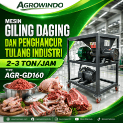 Mesin Giling Daging dan Penghancur Tulang Industri- AGR-GD160