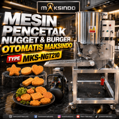 Mesin Pencetak Nugget dan Burger Otomatis Maksindo MKS-NGT210