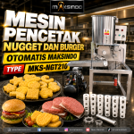 Mesin Pencetak Nugget dan Burger Otomatis Maksindo MKS-NGT210