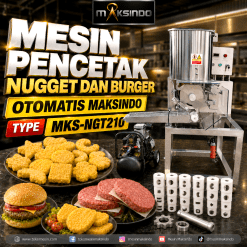 Mesin Pencetak Nugget dan Burger Otomatis Maksindo MKS-NGT210