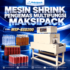 Mesin Shrink Untuk Pengemasan Produk Dalam Plastik MSP-BSD200