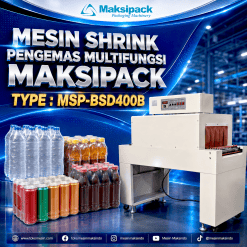 Mesin Shrink Untuk Pengemasan Produk Dalam Plastik MSP-BSD400B