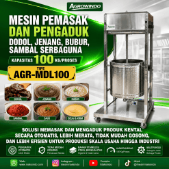 Mesin Pemasak Dan Pengaduk Dodol, Selai, Jenang, dll
