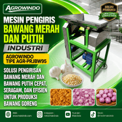 Mesin Pengiris Bawang Merah dan Putih Industri Agrowindo Type AGR-PRJBW95