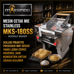 Mesin Cetak Mie Stainless (MKS-180SS)