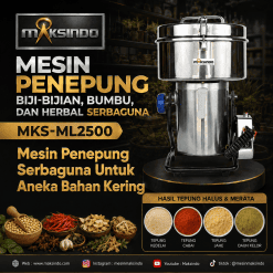 Mesin Penepung Biji-Bijian, Bumbu, Dan Herbal Sebaguna MKS-ML2500