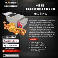 Mesin Electric Fryer MKS-FRY12