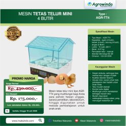 Tetas Telur Mini 4 Butir (AGR-TT4)