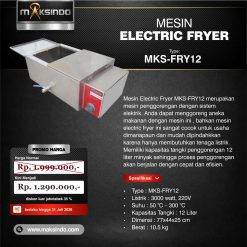 Mesin Electric Fryer MKS-FRY12