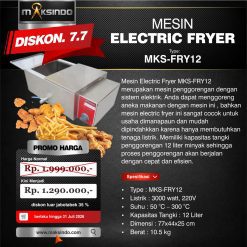 Mesin Electric Fryer MKS-FRY12