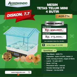 Tetas Telur Mini 4 Butir (AGR-TT4)