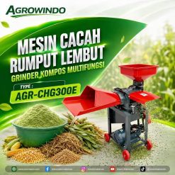 Mesin Cacah Rumput Lembut Grinder Kompos Multifungsi (Tanpa Penggerak) AGR-CHG300G