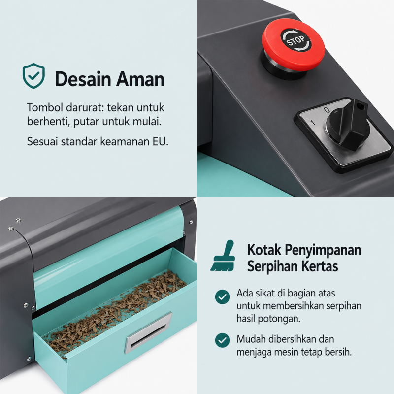 Mesin Kardus Shredder (Cardboard Shredder) 45 cm Maksindo MKS-CARD45 - Gambar 10