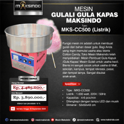 Mesin Gula Kapas Cotton Candy (Gulali) MKS-CC500 (Listrik)