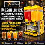 Mesin Juice Dispenser 2 Tabung (17 Liter) MKS-DSP17x2