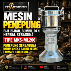 Mesin Penepung Biji-Bijian, Bumbu, Dan Herbal Sebaguna MKS-ML200