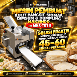 Mesin Pembuat Kulit Pangsit, Siomay, dll (Dumpling Skin Machine) MKS-TRT11