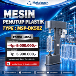 Mesin Penutup Botol Plastik (Capping) MSP-DK50Z