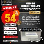 Mesin Pembuat Egg Roll (Listrik) MKS-ERG001