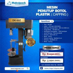 Mesin Penutup Botol Plastik (Capping) MSP-DK50Z
